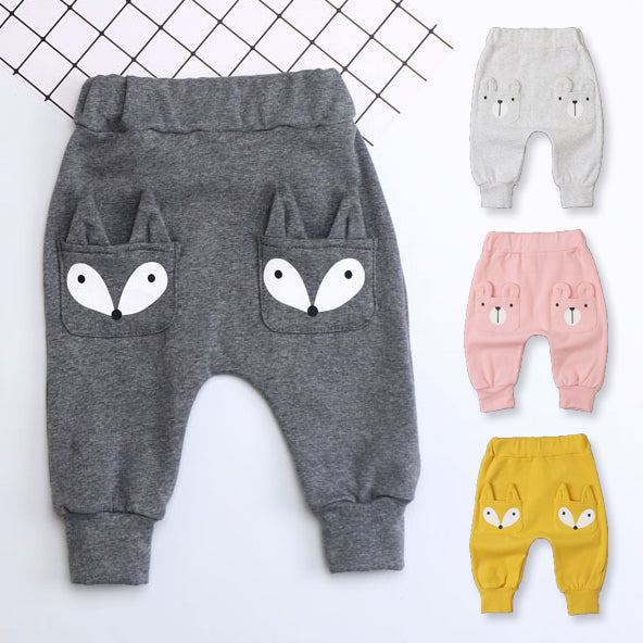 Baby Kid Unisex Animals Cartoon Print Pants Wholesale 22121606