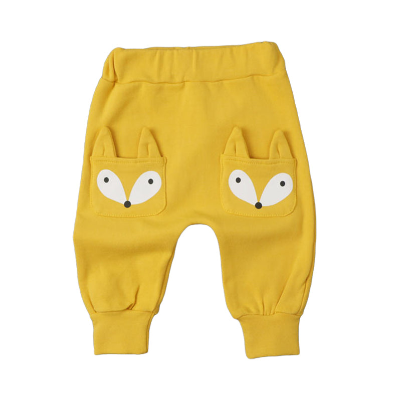 Baby Kid Unisex Animals Cartoon Print Pants Wholesale 22121606