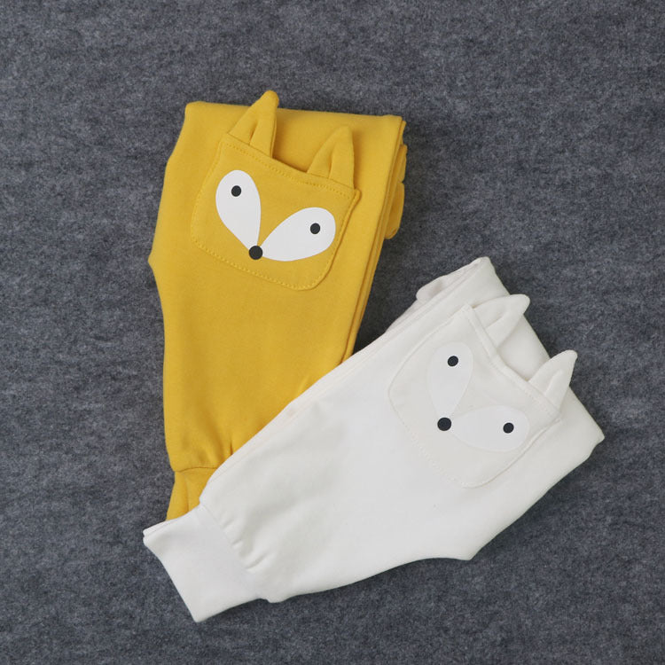 Baby Kid Unisex Animals Cartoon Print Pants Wholesale 22121606