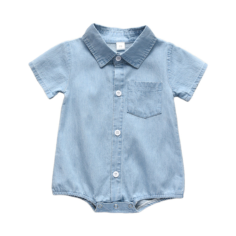 Baby Unisex Solid Color Tops Wholesale 221216110