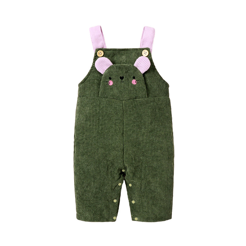 Baby Girls Color-blocking Cartoon Jumpsuits Wholesale 221216123