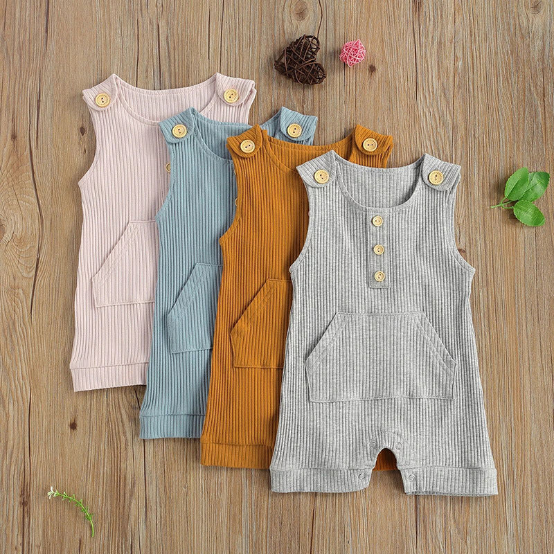 Baby Unisex Striped Rompers Wholesale 221216130