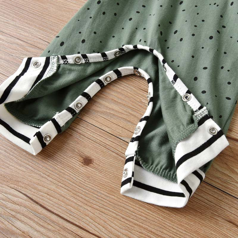 Baby Unisex Striped Cartoon Jumpsuits Wholesale 221216141