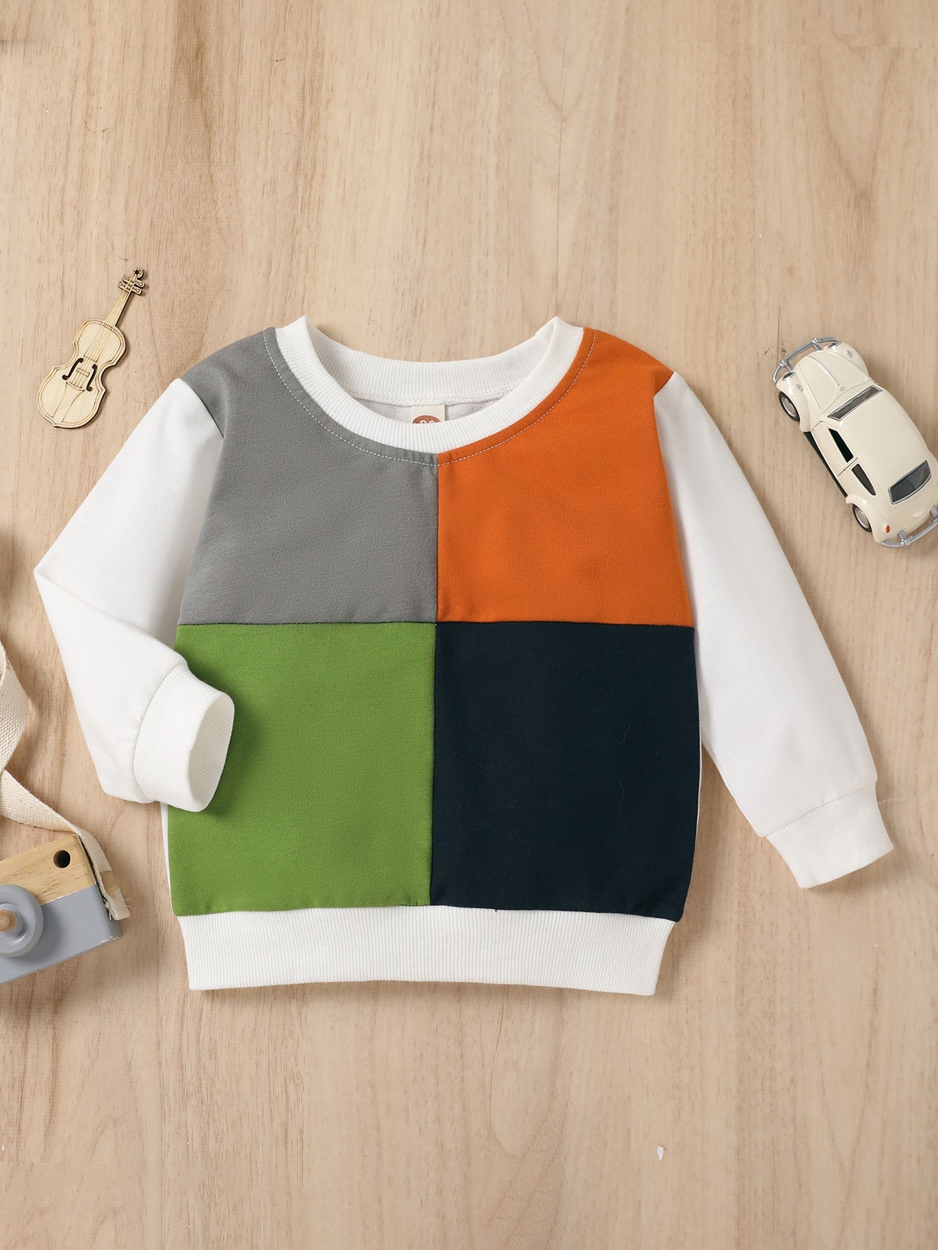 Baby Unisex Color-blocking Hoodies Swearshirts Wholesale 221216243