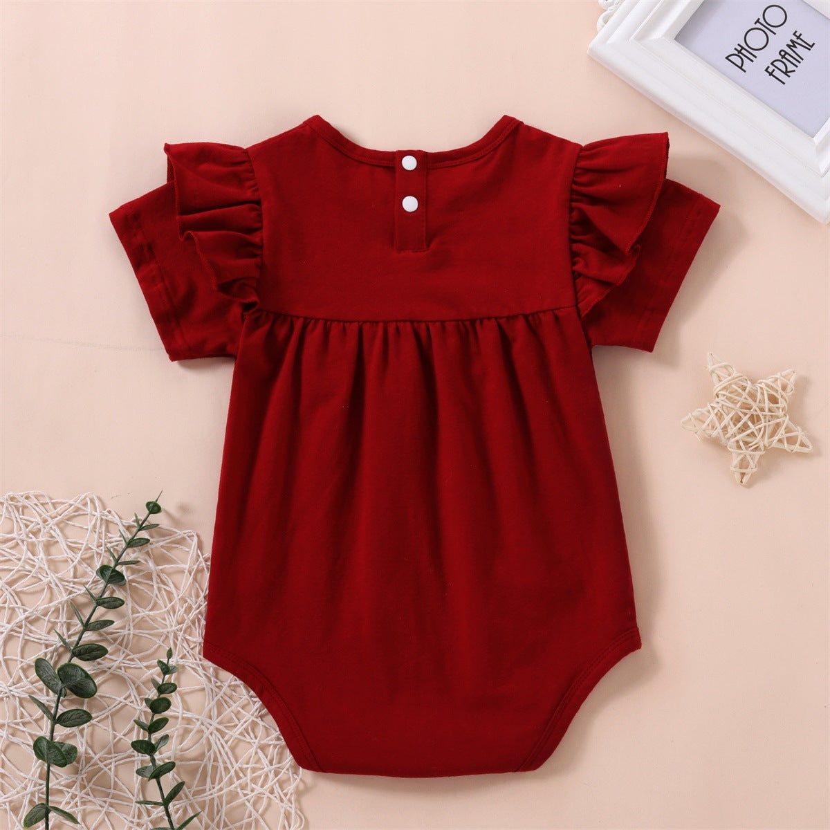 Baby Girls Flower Embroidered Rompers Wholesale 221216296