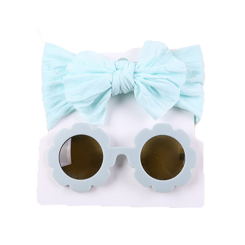 Girls Solid Color Bow Beach Accessories Glasses Wholesale 221216374