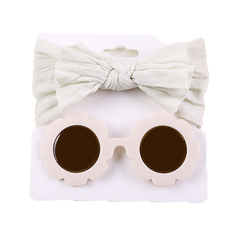 Girls Solid Color Bow Beach Accessories Glasses Wholesale 221216374