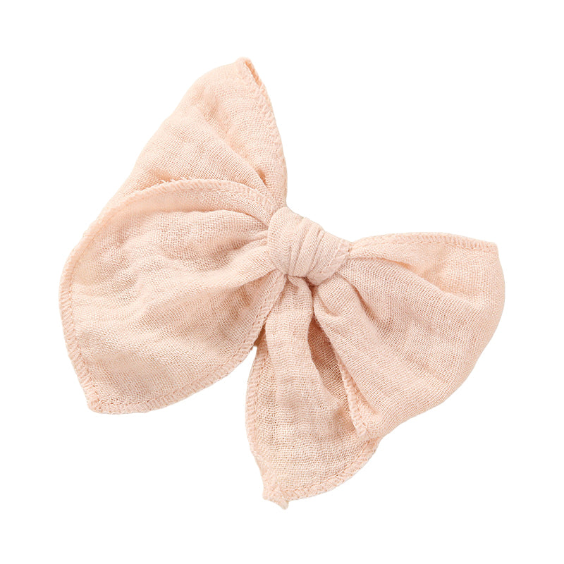 Girls Solid Color Bow Accessories Headwear Wholesale 221216403