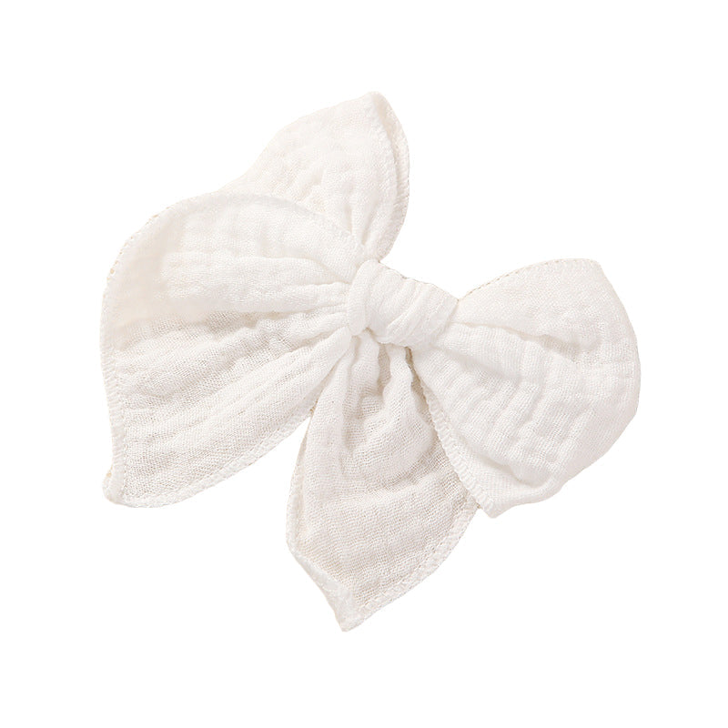 Girls Solid Color Bow Accessories Headwear Wholesale 221216403