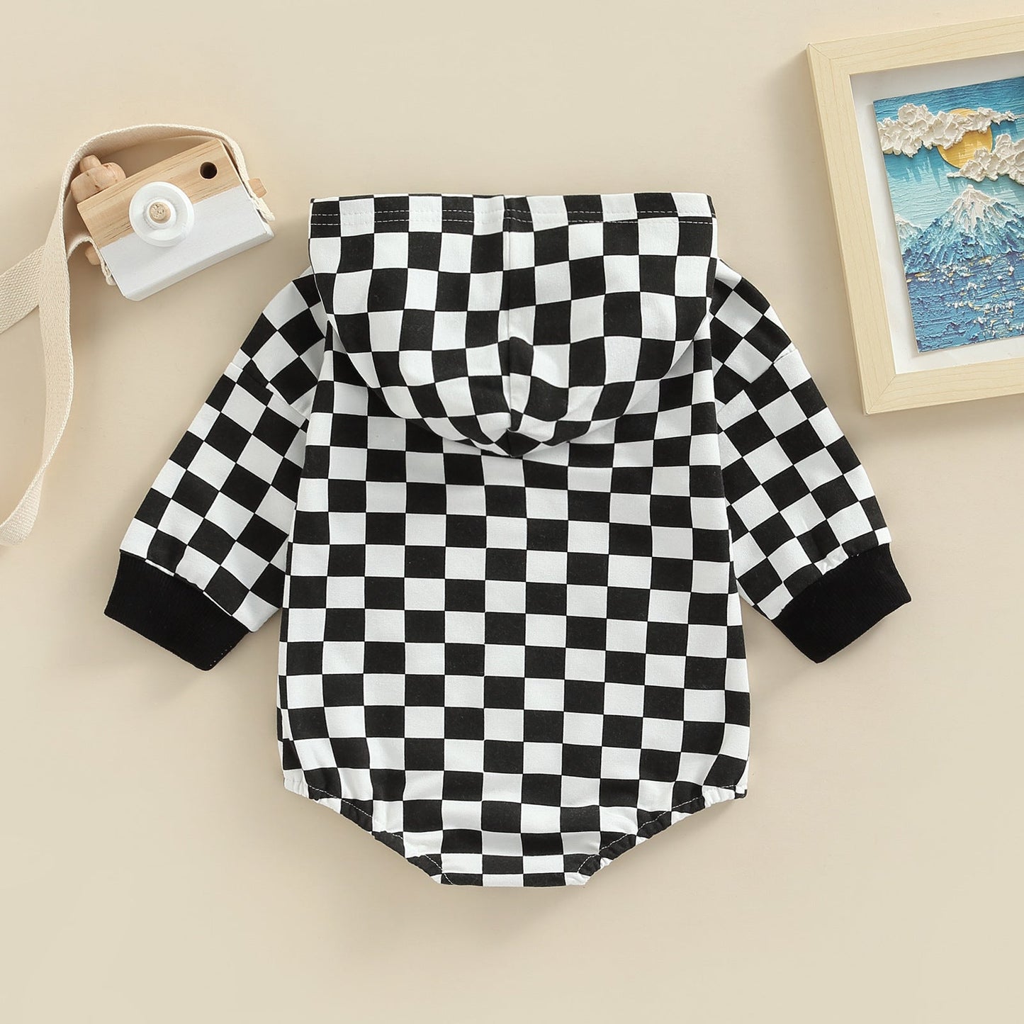 Baby Kid Unisex Checked Rompers Wholesale 221216423