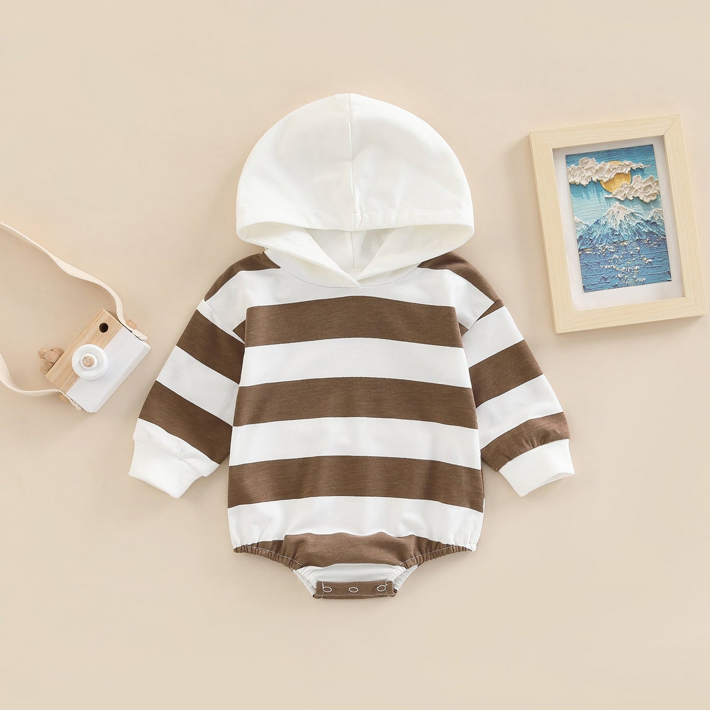 Baby Girls Striped Rompers Wholesale 221216425