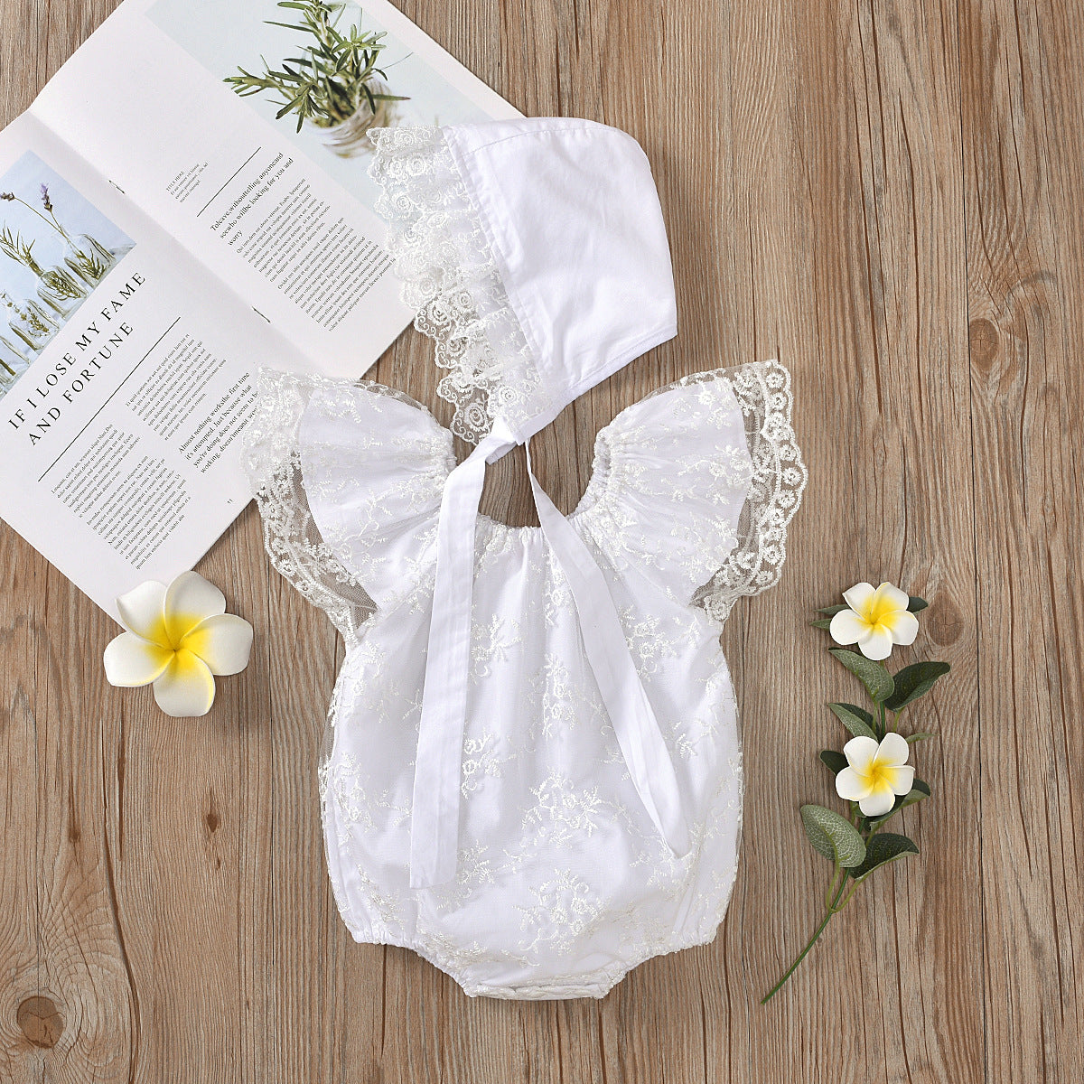 Baby Girls Lace Rompers Wholesale 22121653