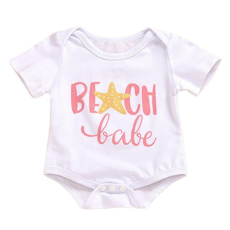 Baby Unisex Letters Star Rompers Wholesale 22121655