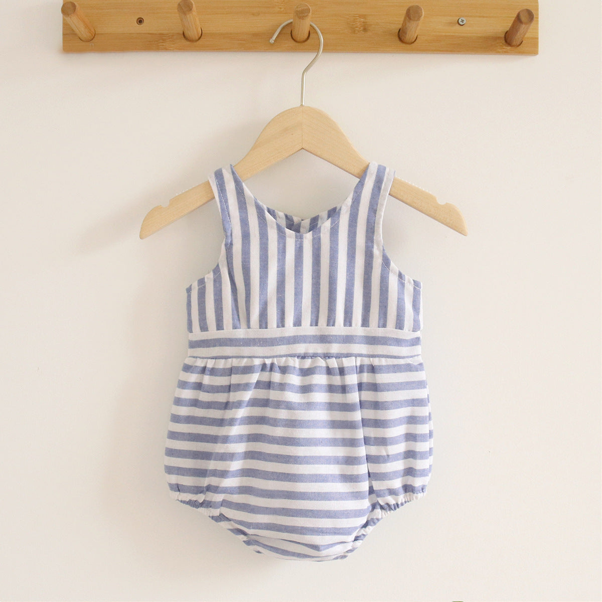 Baby Unisex Striped Rompers Wholesale 22121677