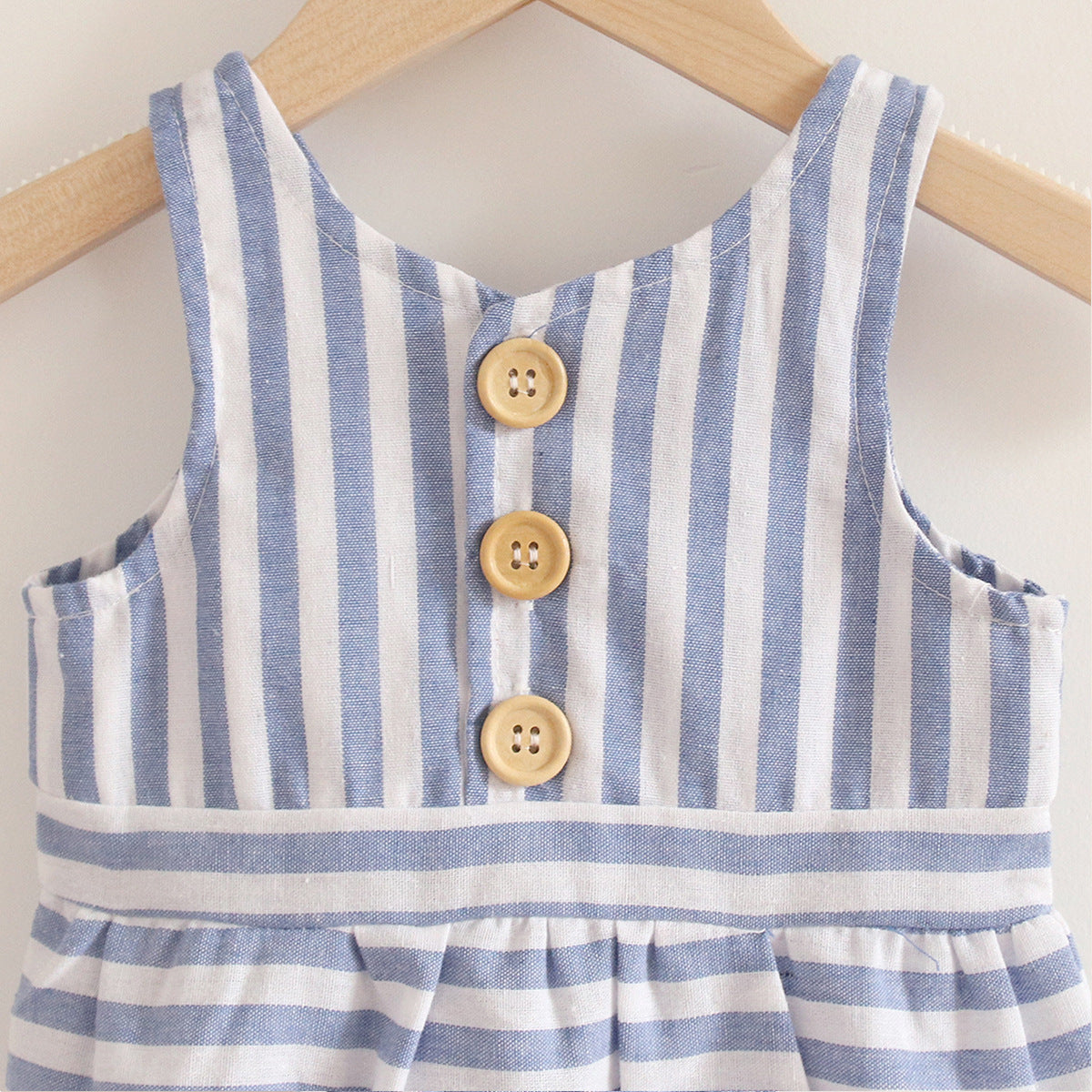 Baby Unisex Striped Rompers Wholesale 22121677