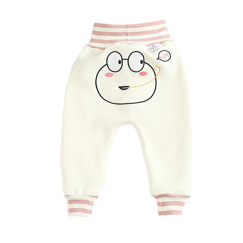 Baby Unisex Cartoon Embroidered Pants Wholesale 22121687