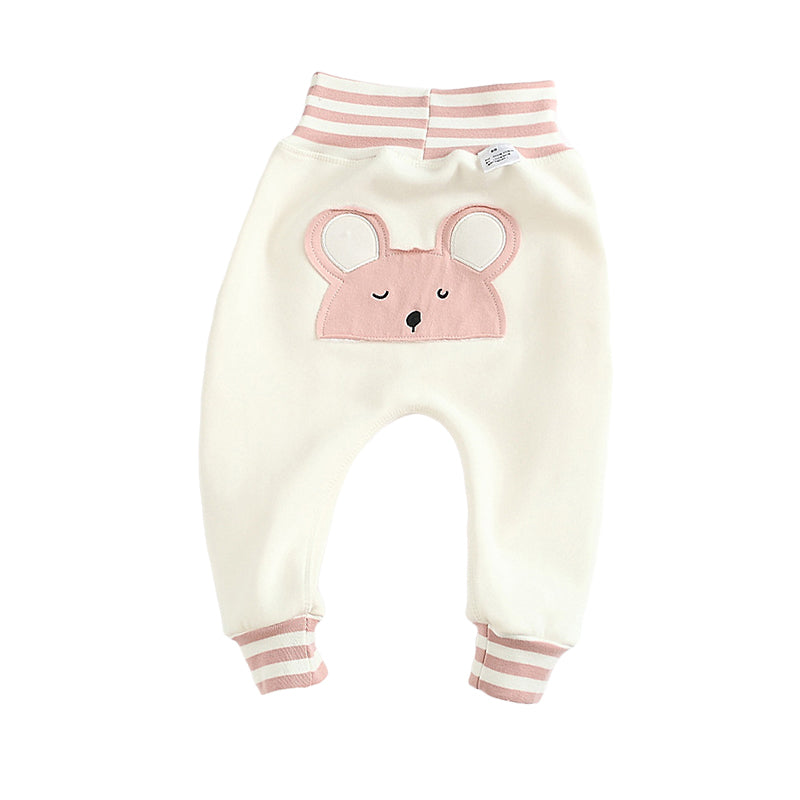 Baby Unisex Cartoon Embroidered Pants Wholesale 22121687