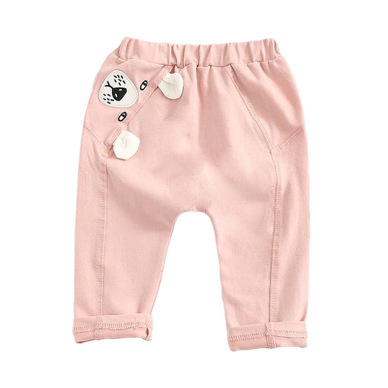 Baby Unisex Cartoon Embroidered Pants Wholesale 22121687