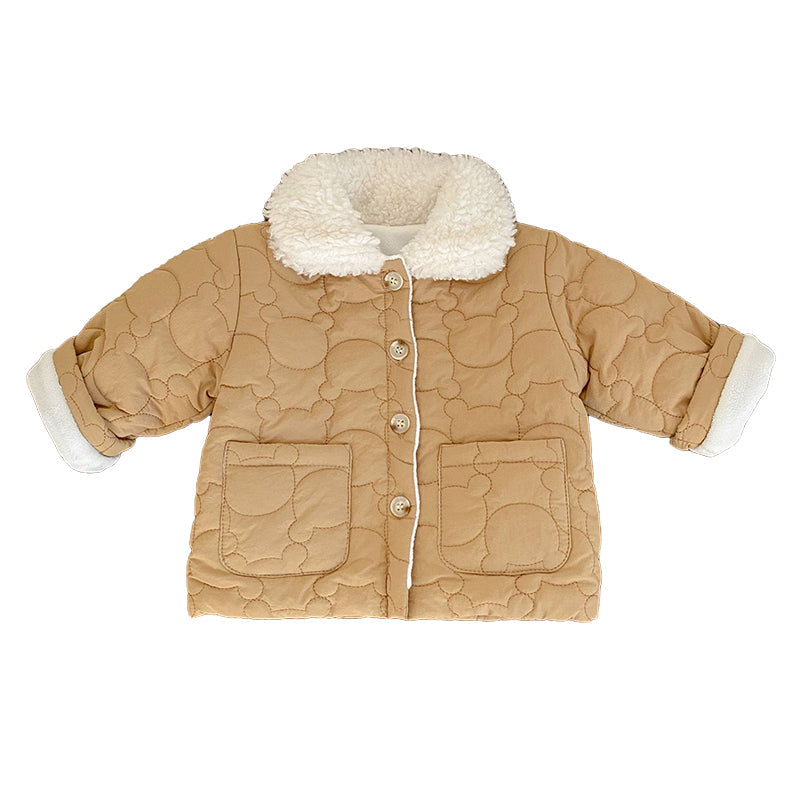 Baby Unisex Solid Color Cartoon Jackets Outwears Wholesale 221220151