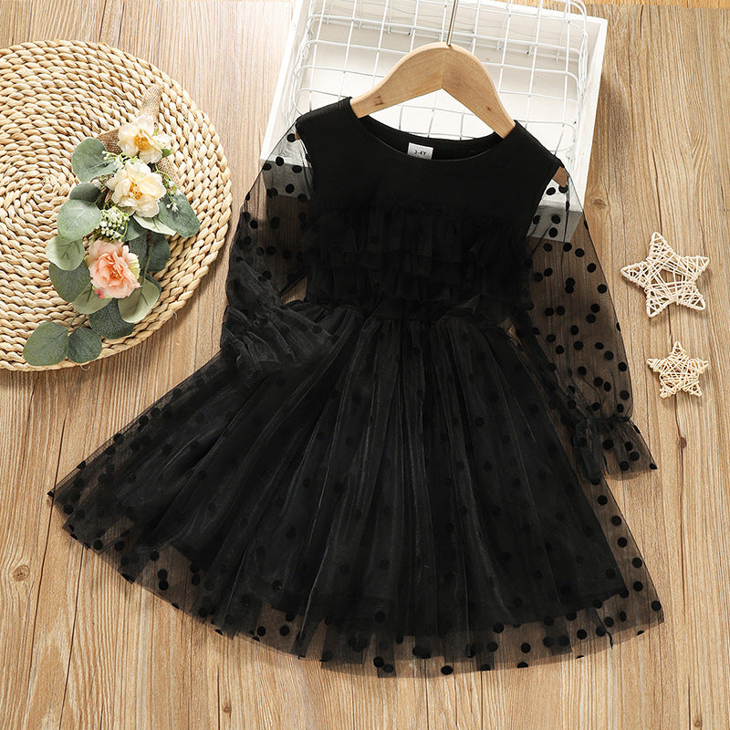 Baby Kid Girls Polka dots Dresses Wholesale 22122070