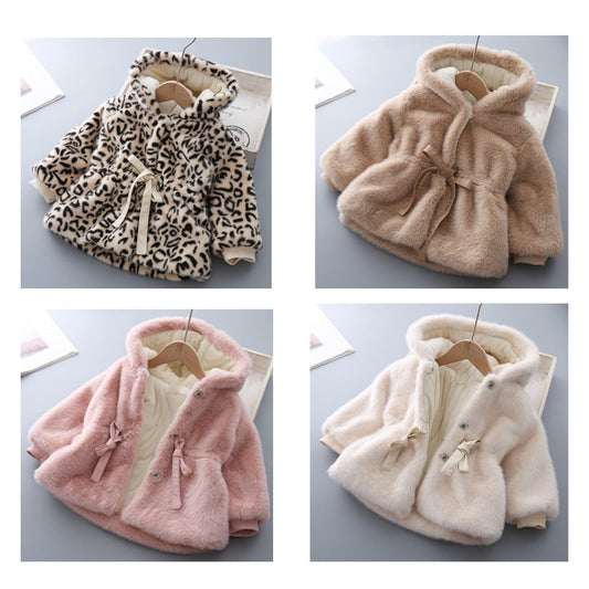 Baby Kid Girls Leopard print Jackets Outwears Wholesale 22122102