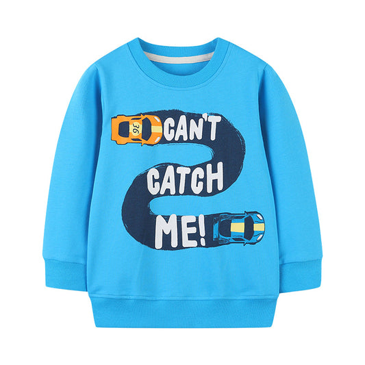 Baby Kid Boys Letters Car Hoodies Swearshirts Wholesale 221221123