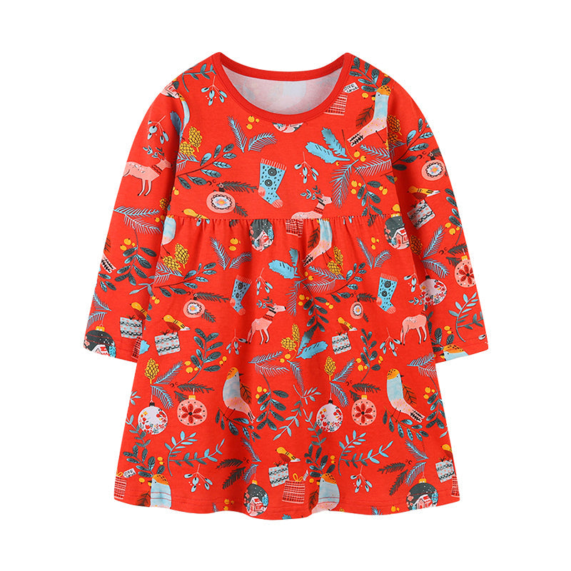 Baby Kid Girls Flower Animals Cartoon Dresses Wholesale 221221127