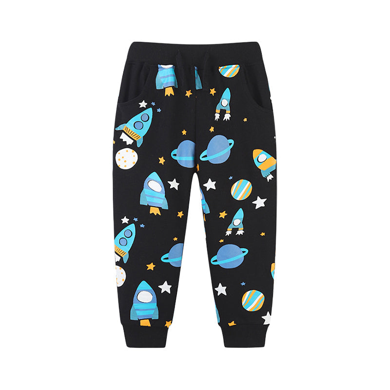 Baby Kid Boys Cartoon Print Pants Wholesale 221221140