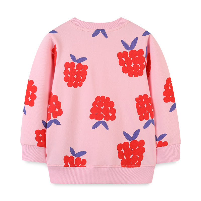 Baby Kid Girls Cartoon Print Hoodies Swearshirts Wholesale 221221185