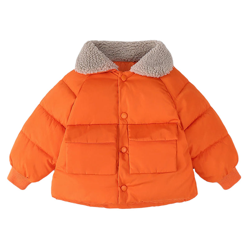 Baby Kid Unisex Solid Color Jackets Outwears Wholesale 221221199