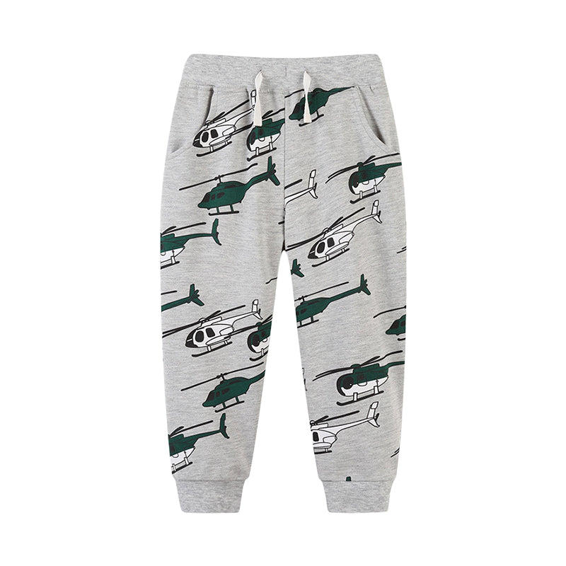 Baby Kid Boys Cartoon Print Pants Wholesale 22122121