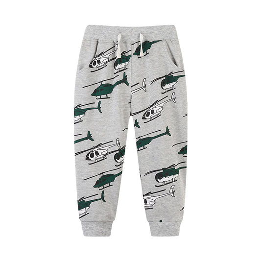 Baby Kid Boys Cartoon Print Pants Wholesale 22122121