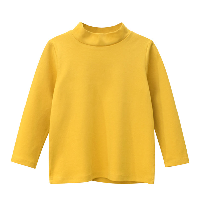 Baby Kid Unisex Solid Color Tops Wholesale 221221269