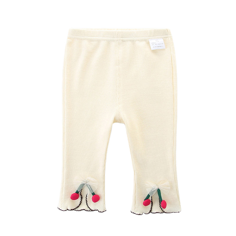 Baby Kid Girls Fruit Bow Pants Wholesale 221221339