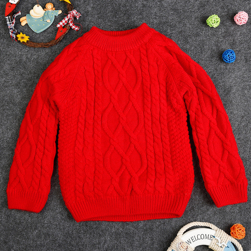 Baby Kid Unisex Solid Color Graphic Sweaters Wholesale 22122601