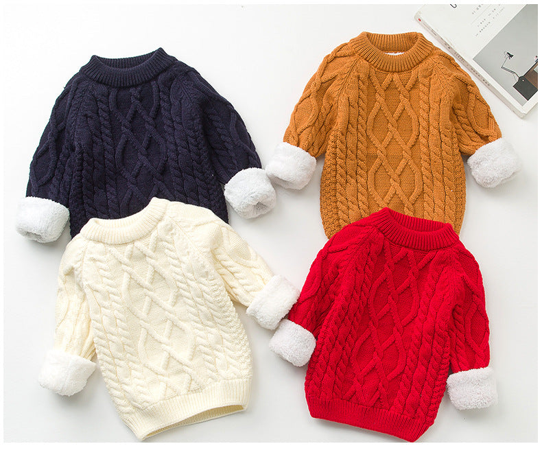 Baby Kid Unisex Solid Color Graphic Sweaters Wholesale 22122601