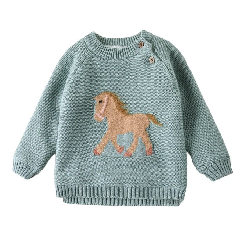 Baby Kid Girls Animals Sweaters Wholesale 22122602