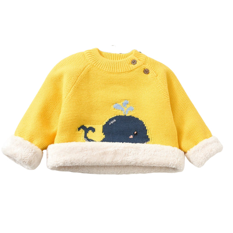 Baby Kid Unisex Animals Cartoon Crochet Sweaters Wholesale 22122603