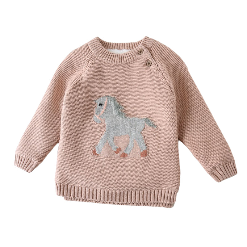 Baby Kid Unisex Animals Cartoon Crochet Sweaters Wholesale 22122603