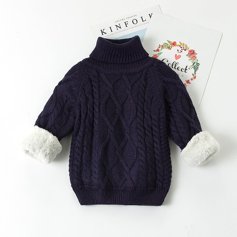 Baby Kid Girls Solid Color Sweaters Knitwear Wholesale 22122605