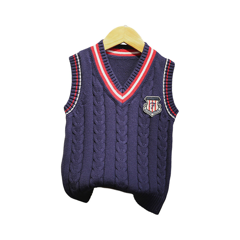 Kid Big Kid Unisex Solid Color Vests Waistcoats Knitwear Wholesale 22122612