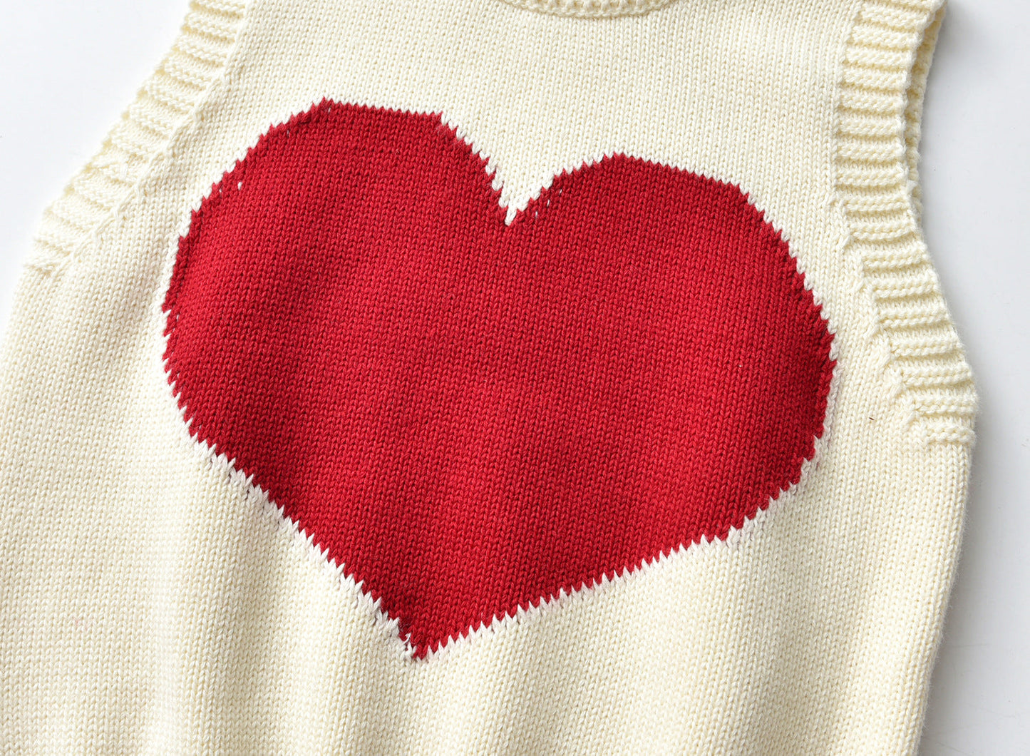 Baby Girls Love heart Crochet Vests Waistcoats Wholesale 221226142