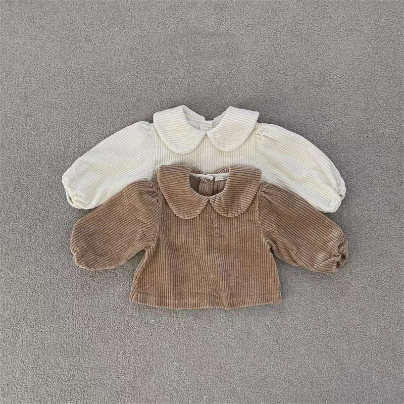 Baby Unisex Solid Color Muslin&Ribbed Tops Wholesale 221226281