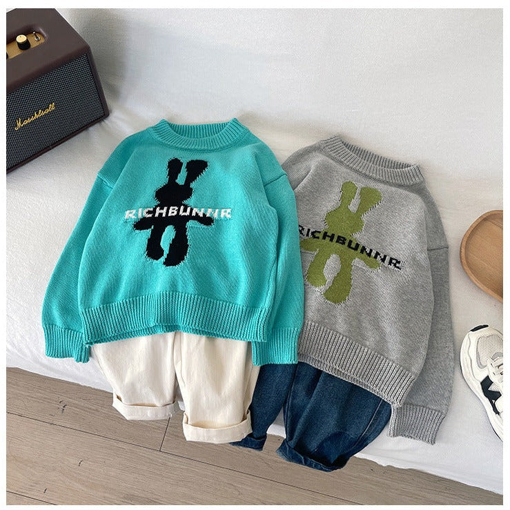 Baby Kid Unisex Cartoon Crochet Sweaters Wholesale 221226314