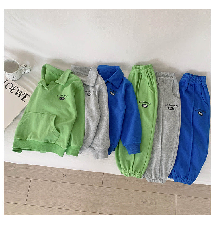 2 Pieces Set Baby Kid Boys Letters Tops And Pants Wholesale 221226382