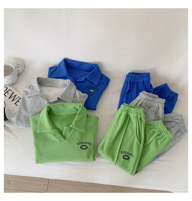 2 Pieces Set Baby Kid Boys Letters Tops And Pants Wholesale 221226382