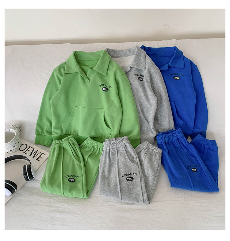 2 Pieces Set Baby Kid Boys Letters Tops And Pants Wholesale 221226382