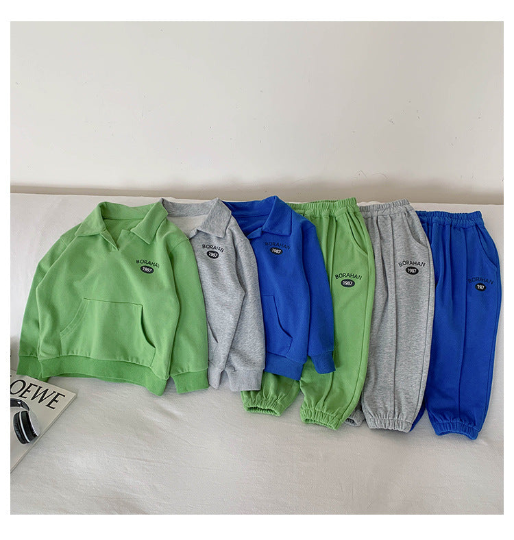 2 Pieces Set Baby Kid Boys Letters Tops And Pants Wholesale 221226382