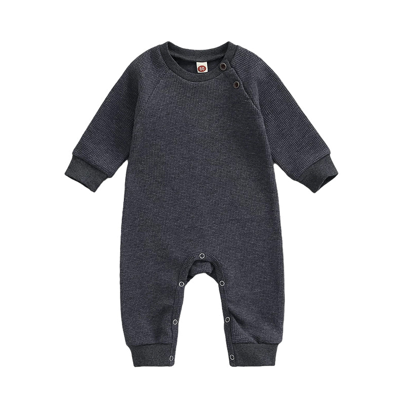 Baby Unisex Solid Color Jumpsuits Wholesale 221229252